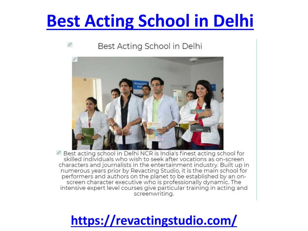 best acting school in delhi
