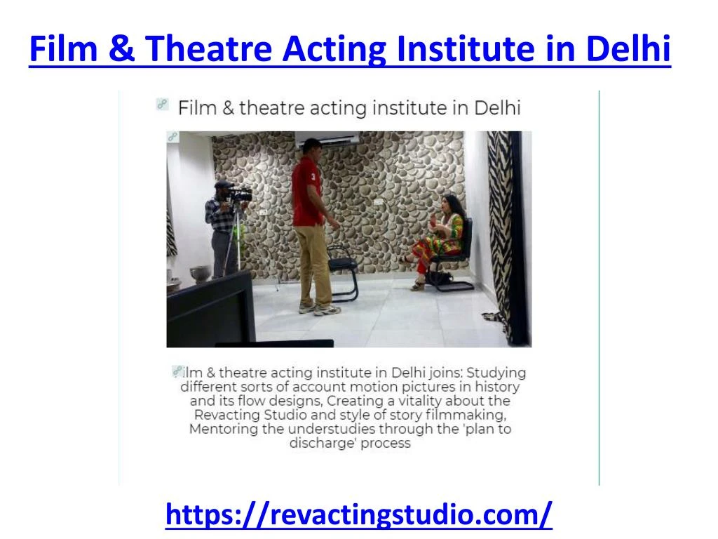 film theatre acting institute in delhi
