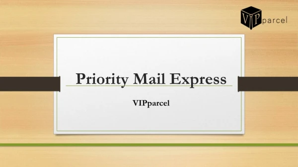 Best Postage Rates - VIPparcel