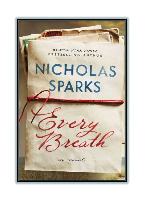 [PDF] Read Online and Download Every Breath By Nicholas Sparks
