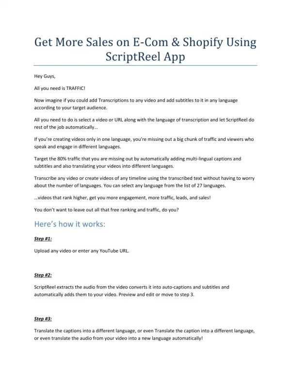 ScriptReel App Review