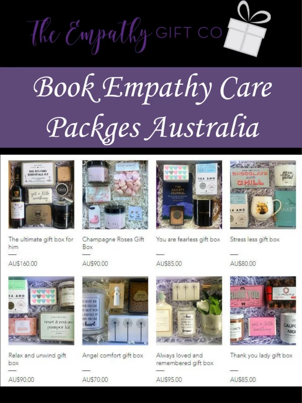 Book Empathy Care Packges Australia