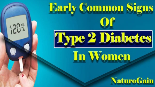 Early Common Signs of Type 2 Diabetes in Women, Diabetes Control Pills