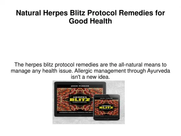 Learning Herbal Blitz Protocal Remedy Basics