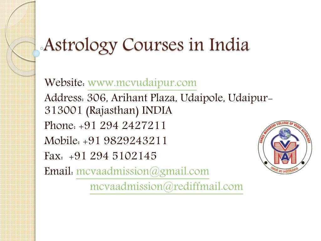 astrology courses in india