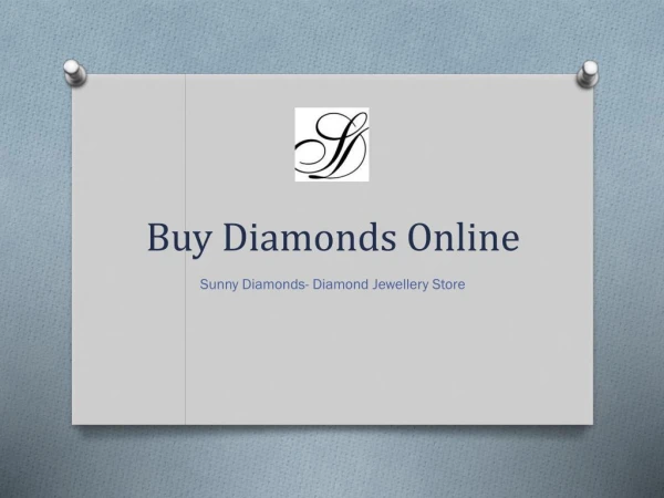 Buy Diamonds Online From Best Diamond Jewellery Store