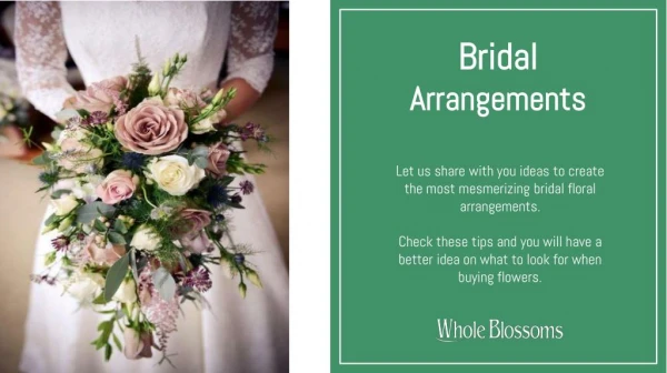 Get Perfect Ways to Organize Bridal Bouquets for Wonderful Arrangements