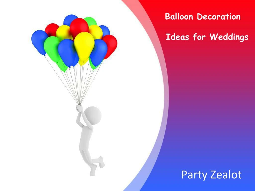 balloon decoration ideas for weddings