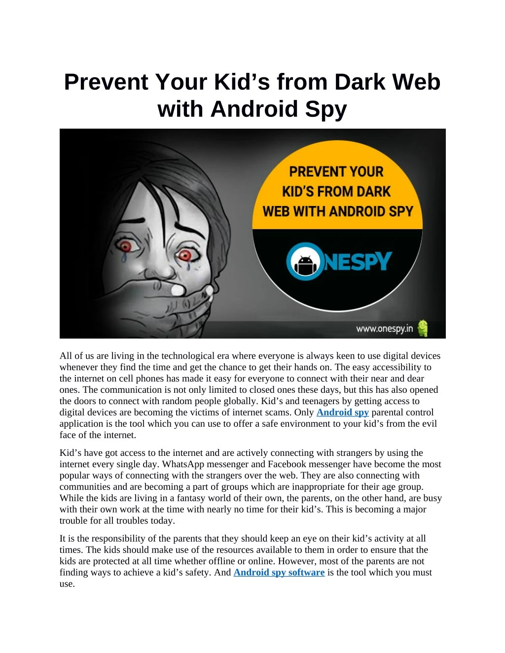 prevent your kid s from dark web with android spy