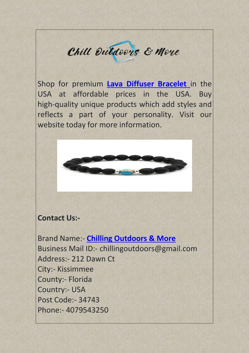 shop for premium lava diffuser bracelet