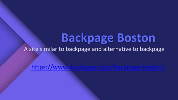 Backpage Boston | sites like backpage | alternative to backpage |site similar to backpage | ibackpage