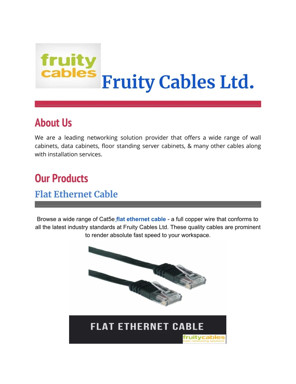 fruity cables ltd