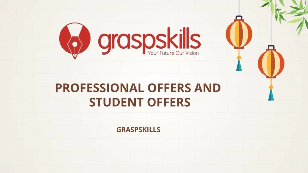 professional offers and student offers
