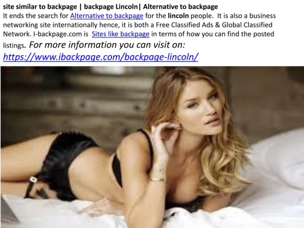 site similar to backpage | backpage Lincoln| Alternative to backpage