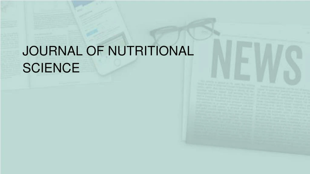 journal of nutritional science