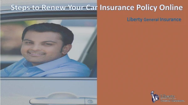 Steps to Renew Your Car Insurance Policy Online