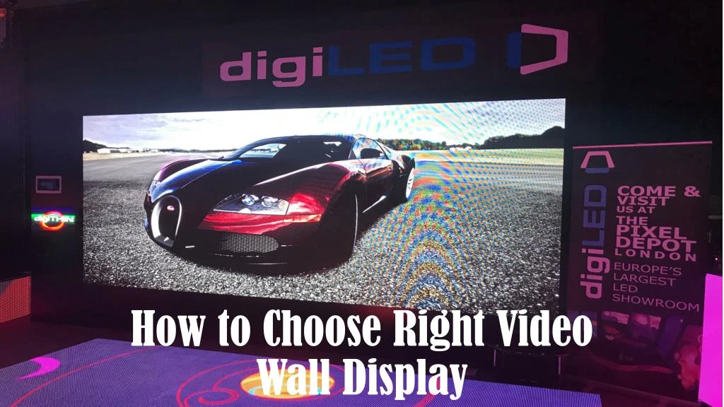 how to choose right video wall display