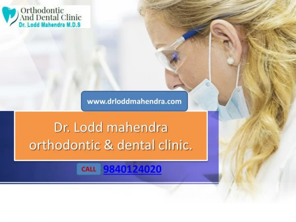Dental Treatment in Chennai