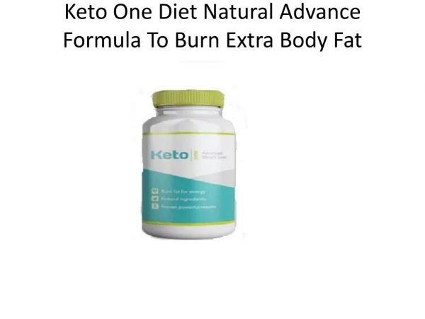 Keto One Diet Remove Fat From Belly And Get Perfect Shape Figure