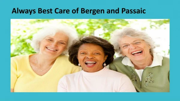 In Home Care Services Passaic County