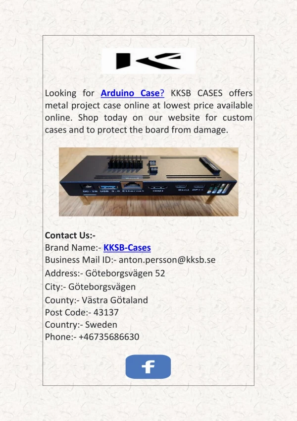 Premium Quality Arduino Case on kksb-cases.com