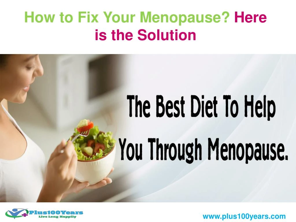 how to fix your menopause here is the solution
