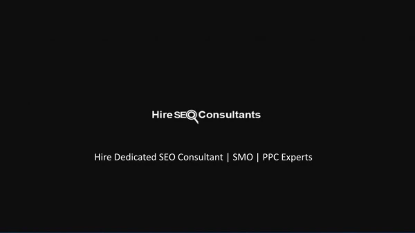 Hire SEO Consultants | SEO Services, SEO Experts, Search Engine Optimization Firm