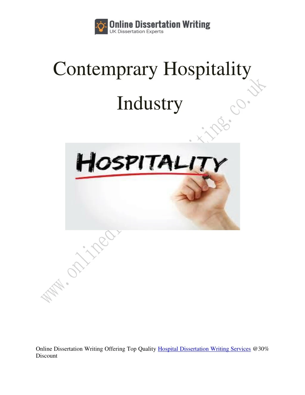contemprary hospitality