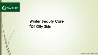Natural winter skin care routine - slide 1