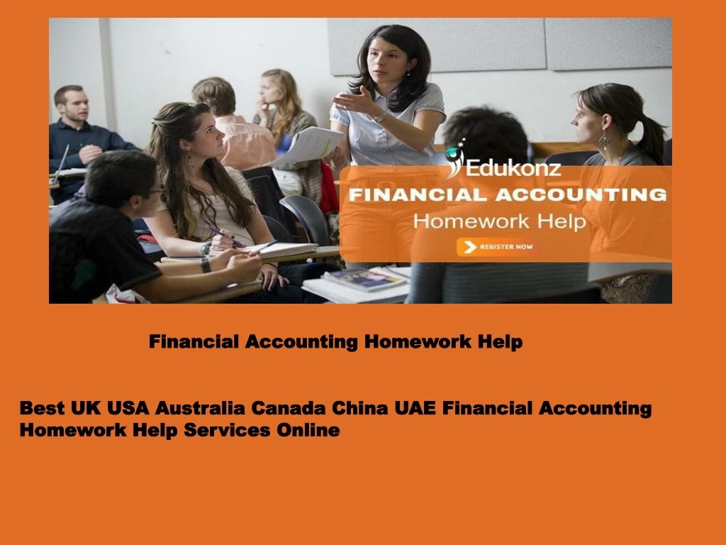 financial accounting homework help financial