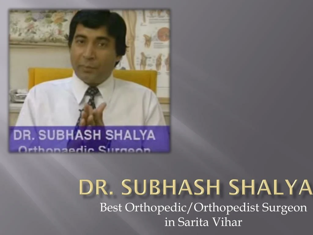 dr subhash shalya