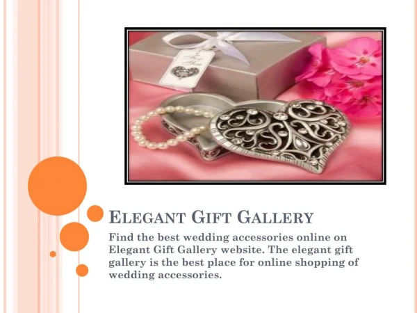 Get the best wedding accessories online