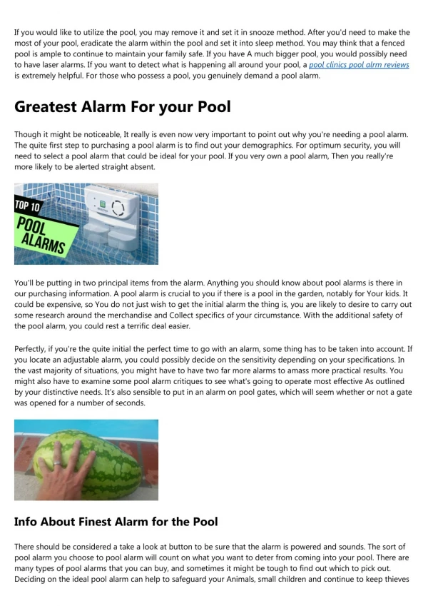 Best Pool Alarms Archives