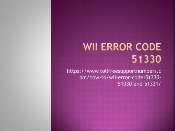 error code 51330 | Wii Error Code 51331
