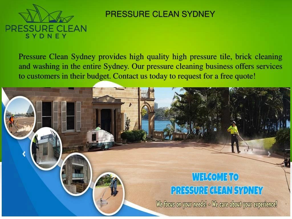 pressure clean sydney