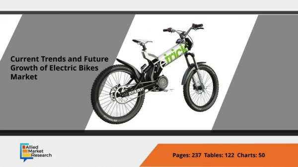 Electric Bikes Market Expected to Reach $23.83 Billion by 2025