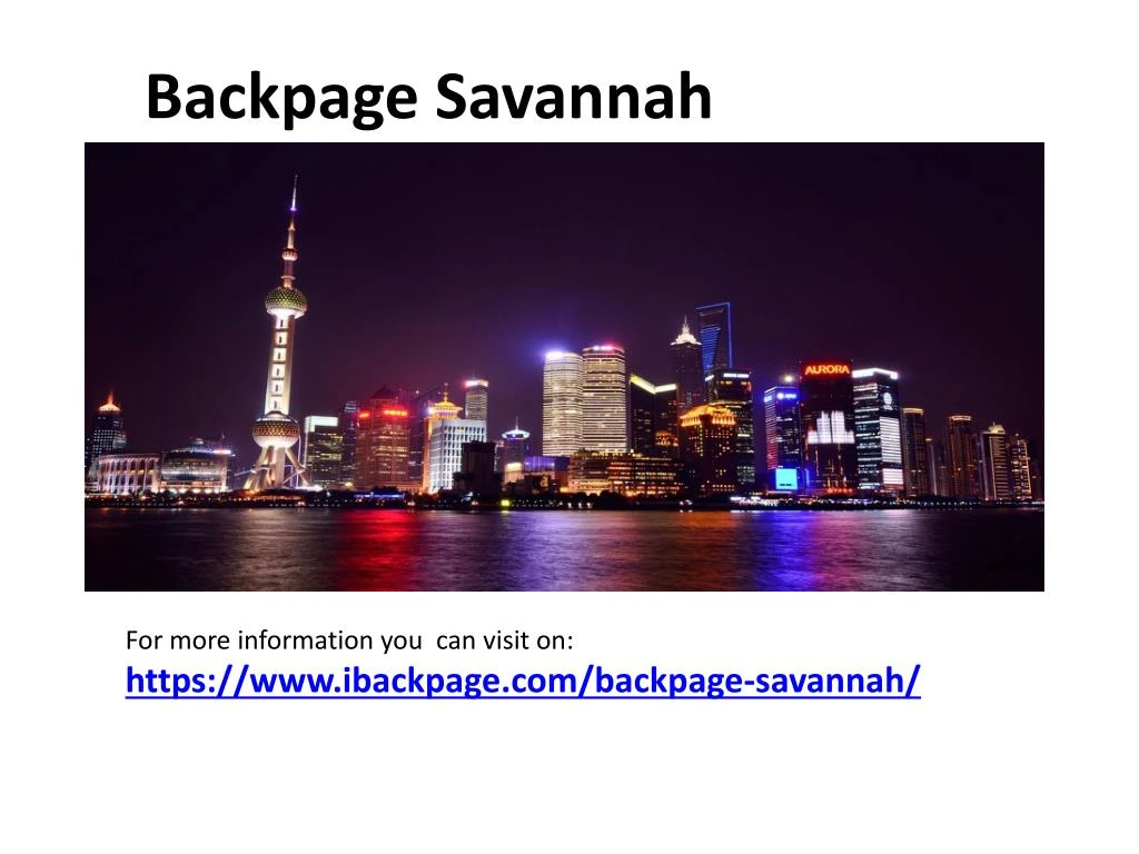 backpage savannah