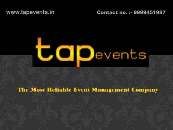 Top Event Management Companies in Delhi, Gurgaon &Noida