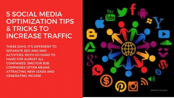Social Media Optimization Tips To Increase Traffic For Website