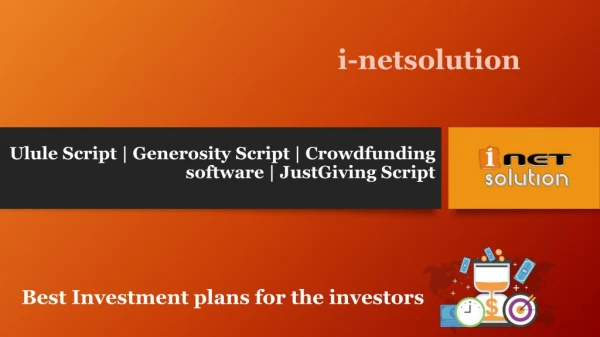 Get Ulule Script | Generosity Script | i-netsolution