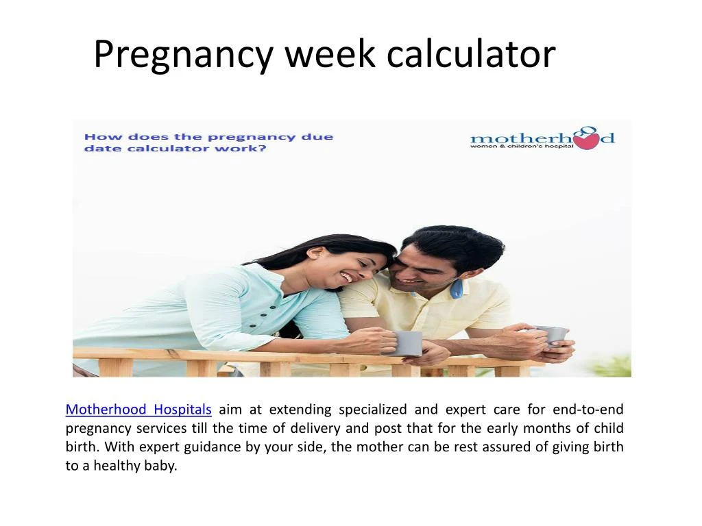 pregnancy week calculator