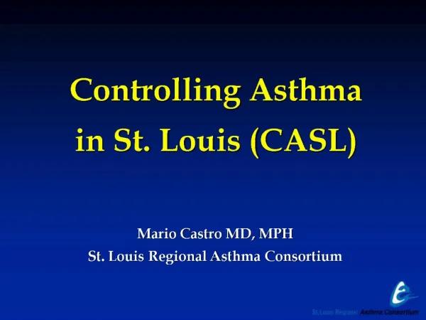 Controlling Asthma in St. Louis CASL