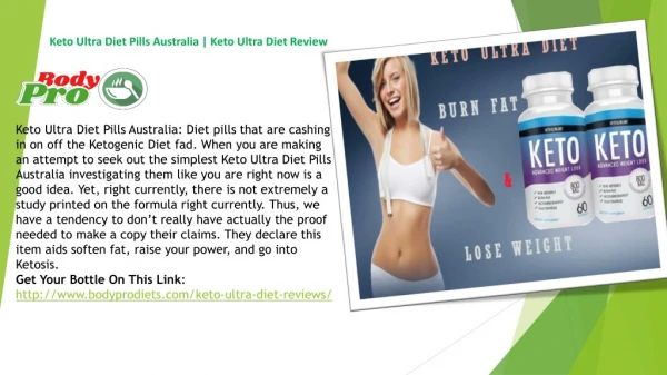 Keto ultra diet pills