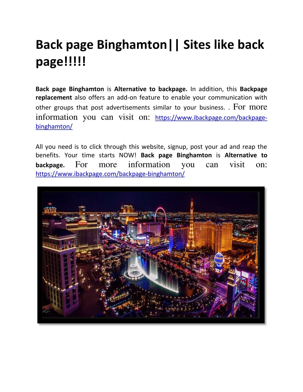 back page binghamton sites like back page back