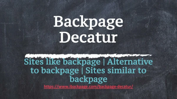 backpage decatur