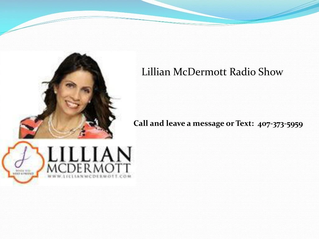 lillian mcdermott radio show