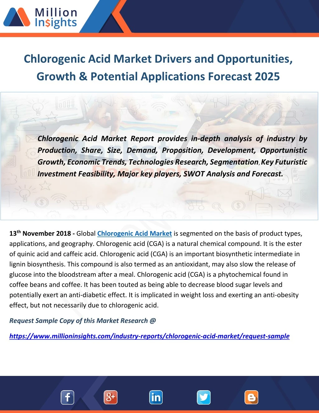 chlorogenic acid market drivers and opportunities