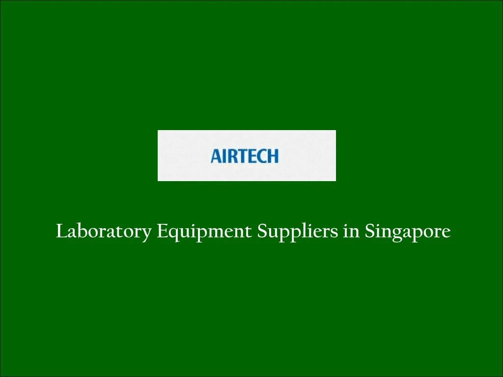 laboratory equipment suppliers in singapore