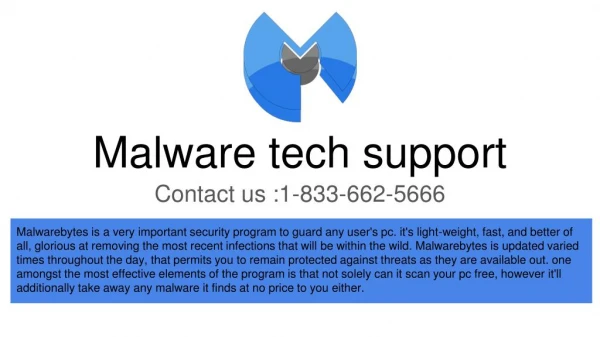 Malwarebytes tech support | Call @ 1-833-662-5666
