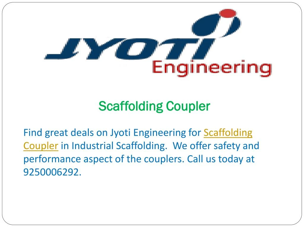 scaffolding coupler